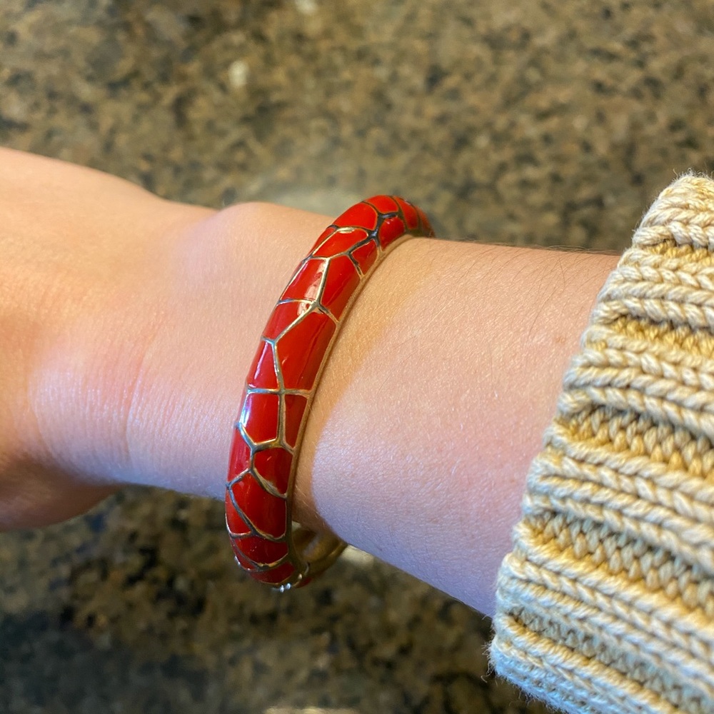 Red and gold bracelet
